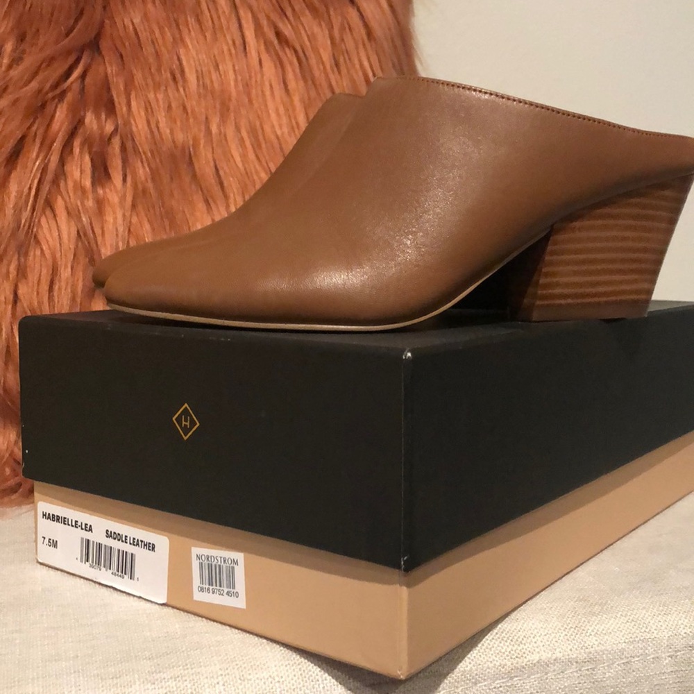 Cognac Halogen mules